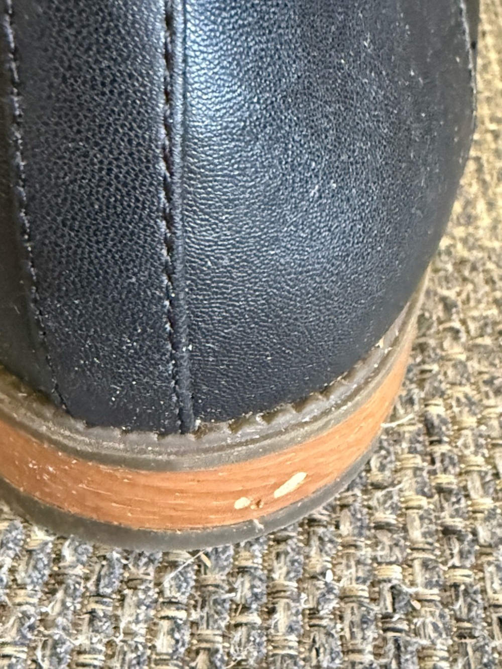 Dr Sholls Black Slip-On Leather Loafers Woman’s size 9 - Picture 6 of 7